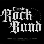 Classic Rock Band Blackletter Font