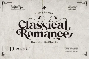 Classical Romance Font