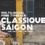Classique Saigon Typeface