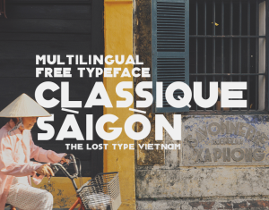 Classique Saigon Typeface