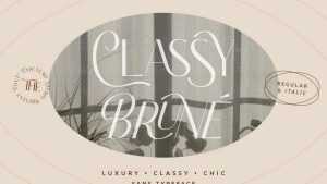 Classy Brune Font › Fontesk