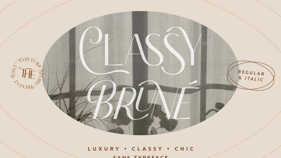 Classy Brune Font › Fontesk