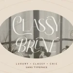Classy Brune Sans Serif Font