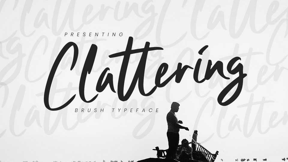 Clattering Brush Script Font › Fontesk