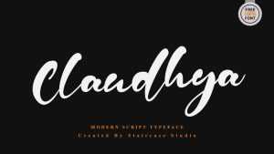 Claudhya Font › Fontesk