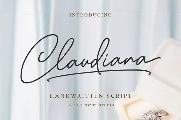 Claudiana Handwritten Font