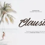 Clauster Brush Font