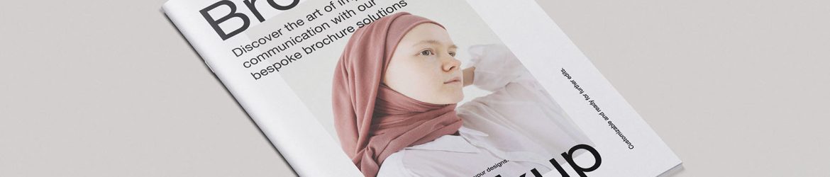 Clean A4 brochure mockup - Instant Download