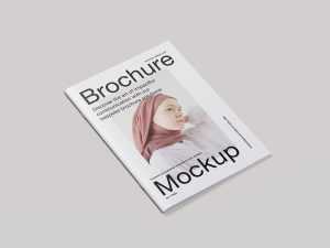 Clean A4 brochure mockup - Instant Download
