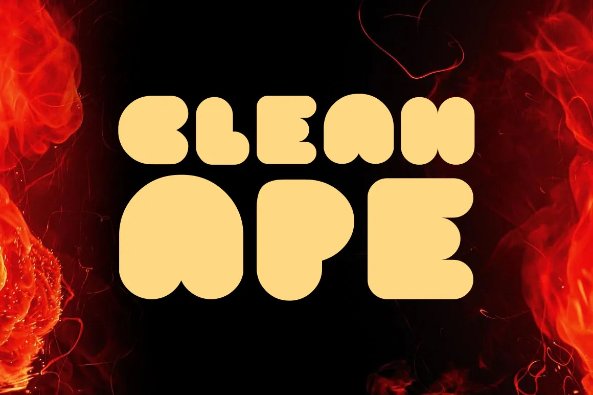 Clean Ape Typeface