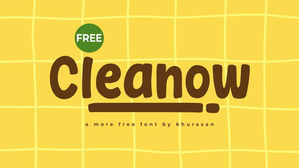 Cleanow Font › Fontesk