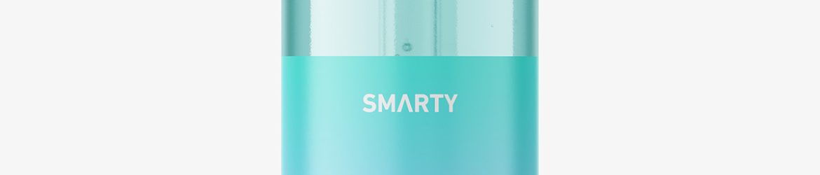 Clear dropper bottle mockup