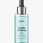 Clear dropper bottle mockup - Free PSD Download Clear dropper bottle mockup