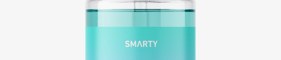 Clear dropper bottle mockup
