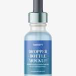 Clear frosted dropper bottle mockup - Free PSD Download Clear frosted dropper bottle mockup