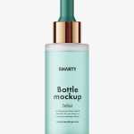 Clear frosted dropper bottle mockup - Free PSD Download Clear frosted dropper bottle mockup