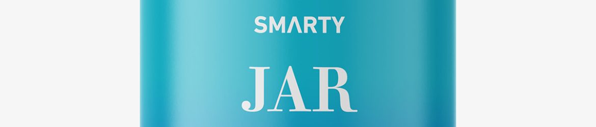 Clear jar mockup
