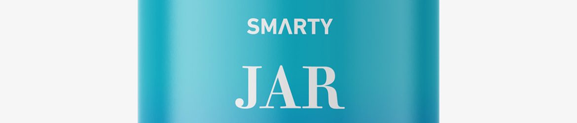 Clear jar mockup