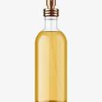 Clear mist spray bottle mockup