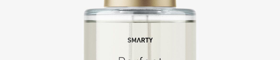 Clear round dropper bottle mockup