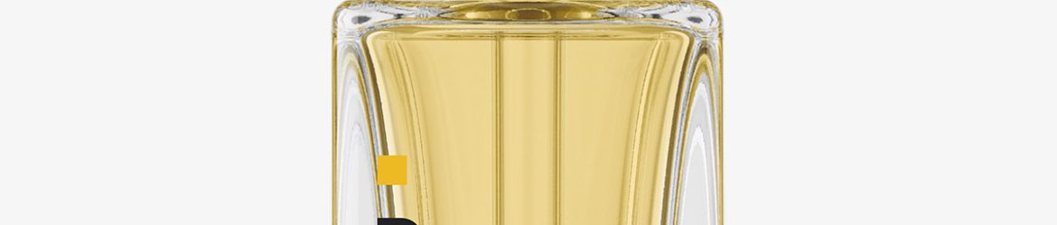 Clear square bottle with dropper mockup