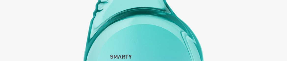 Clear trigger spray bottle mockup