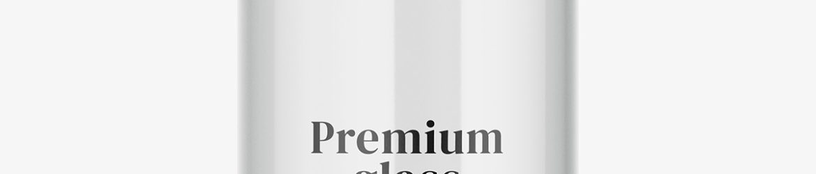 Clear vodka bottle mockup Clear vodka bottle mockup