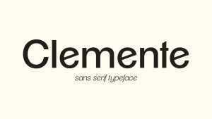 Clemente Font Family › Fontesk