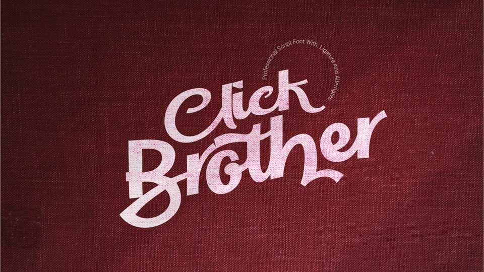 Click Brother Font › Fontesk
