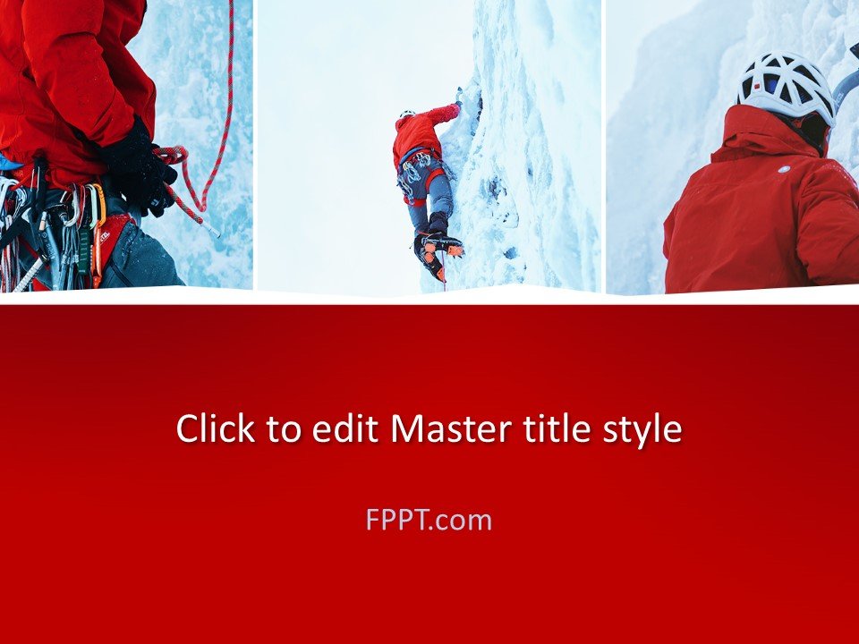 Climber PowerPoint Template