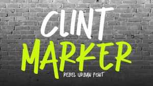 Clint Marker Font › Fontesk