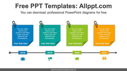 Clip Paper Card PowerPoint Diagram