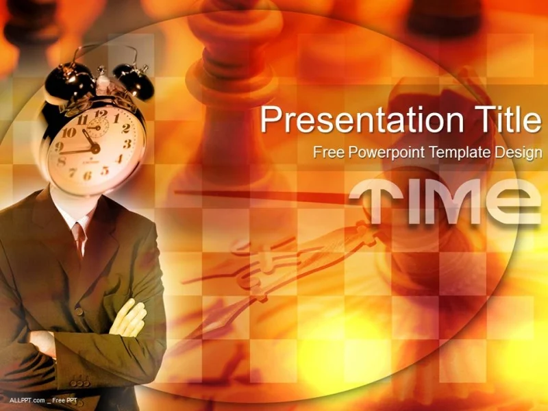 clock-business PPT Design