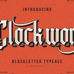 Clockwork Font - Fonte Grátis Clockwork Font