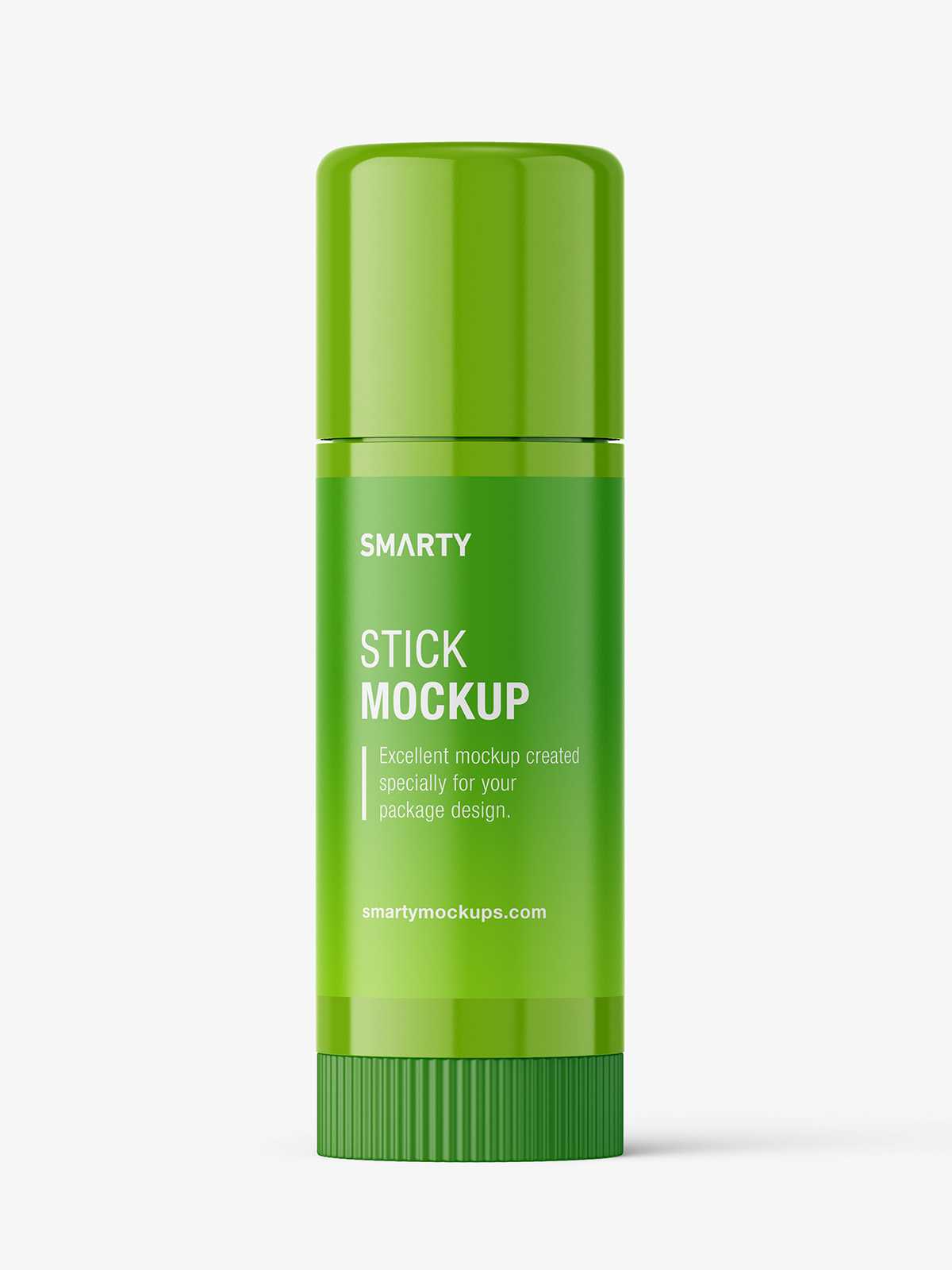 Closed deo stick mockup / glossy