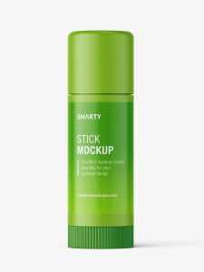 Closed deo stick mockup / matt
