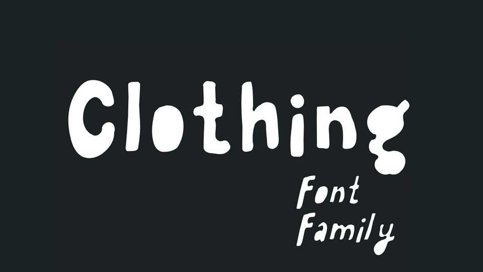 Clothing Font › Fontesk