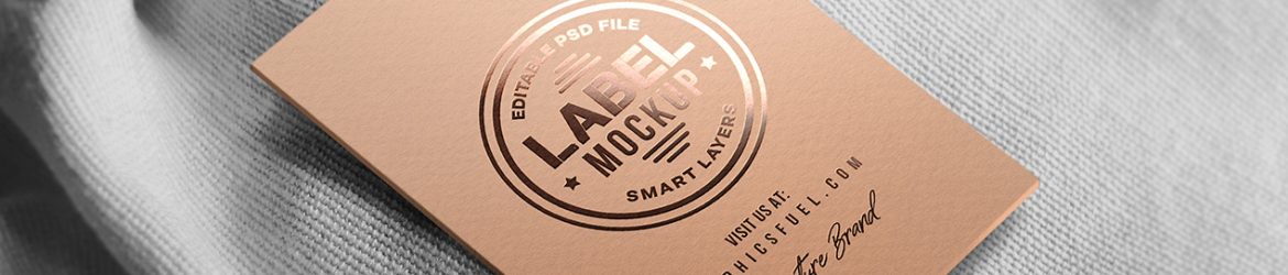 Clothing Tag Label Mockup
