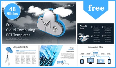 Cloud Computing Technology PowerPoint Templates