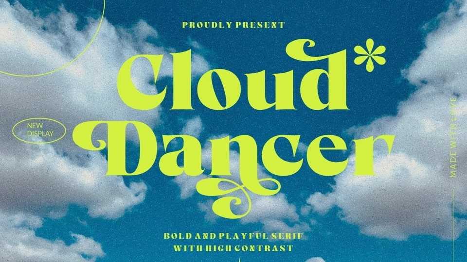 Cloud Dancer Font › Fontesk