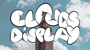 Clouds Display Font › Fontesk