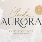 Cloudy Aurora Handwritten Font