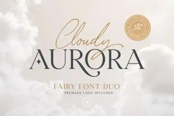 Cloudy Aurora Handwritten Font