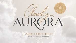 Cloudy Aurora Script Font › Fontesk