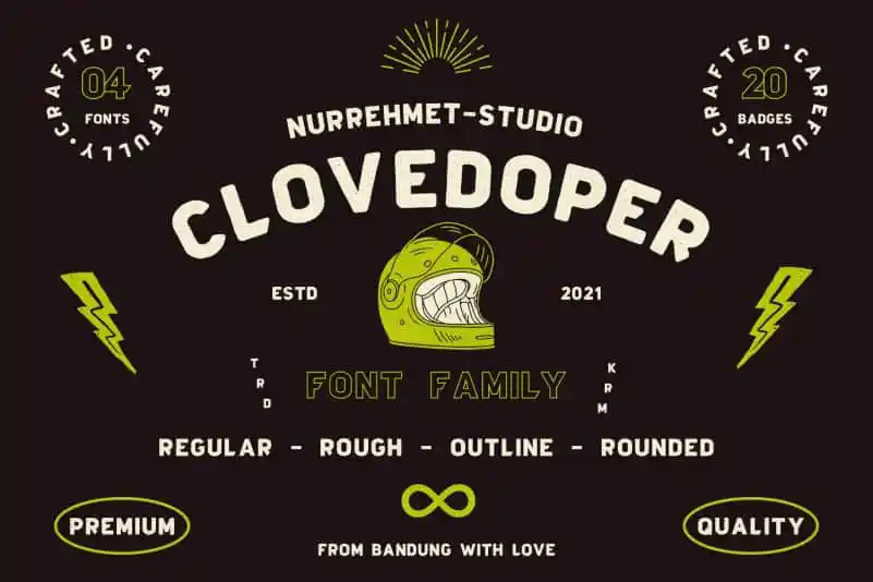 Clovedoper Display Font