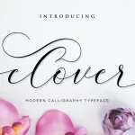 Clover Calligraphy Font