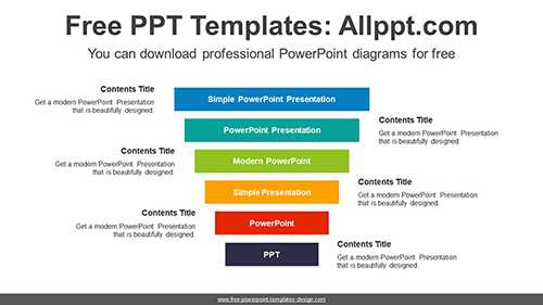 Clustered Funnel PowerPoint Diagram