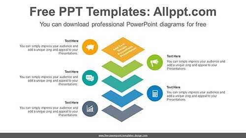 Clustered Square PowerPoint Diagram