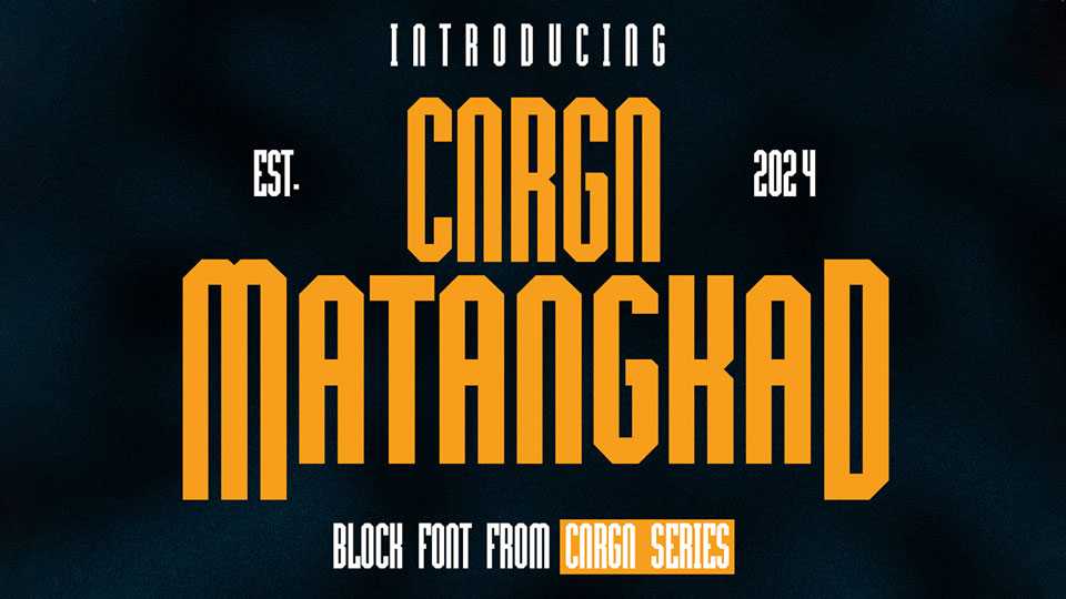 CNRGN Matangkad Font › Fontesk