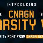 CNRGN Varsity V2 Font › Fontesk